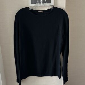 J. McLaughlin Classic Black Sweater